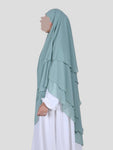 Dreilagiger Khimar Chifon