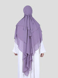 Dreilagiger Khimar Chifon