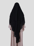 Dreilagiger Khimar Chifon