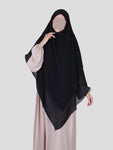 Dreilagiger Khimar Chifon