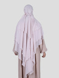 Dreilagiger Khimar Chifon