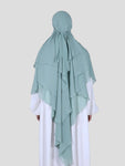 Dreilagiger Khimar Chifon