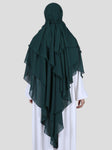 Dreilagiger Khimar Chifon