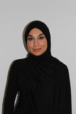 Easy Jersey Hijab Schwarz