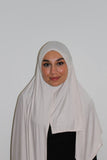 Easy Jersey Hijab Lilienweiß