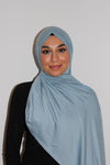 Easy Jersey Hijab Himmelblau