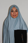 Easy Jersey Hijab Himmelblau