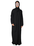 Einteilige Abaya mit integriertem Hijab