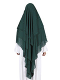 Dreilagiger Khimar Chifon