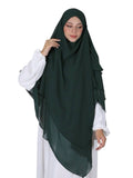 Dreilagiger Khimar Chifon