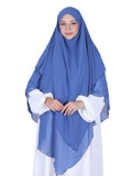 Dreilagiger Khimar Chifon